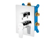 Novaservis Sprchová/vanová baterie Metalia 58, chrom, podomítková, bez příslušenství,  BOX58051RX,0