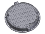 Šachtový litinový  poklop bez odvětrání Kasi KDL81B