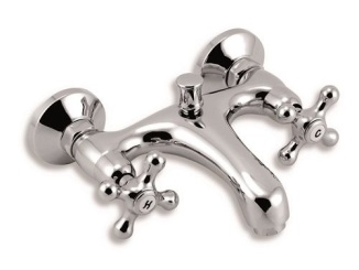 Novaservis –  Novaservis Vanová baterie Titania Retro II 150 mm, chrom, nástěnná, bez příslušenství,  99120/1,0