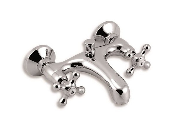 Novaservis Vanová baterie Titania Retro II 150 mm, chrom, nástěnná, bez příslušenství,  99120/1,0