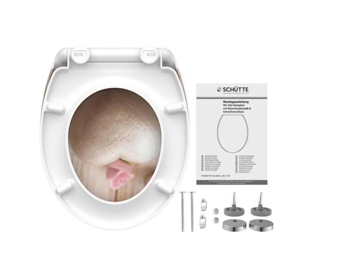 WC sedátka, záchodová prkna Schütte ROMANTIC | Duroplast, Soft Close