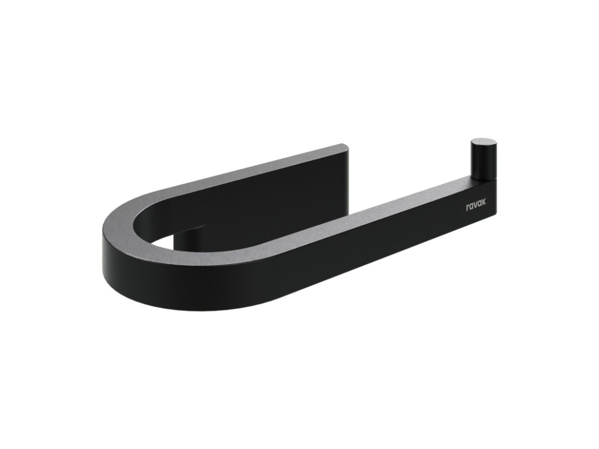 Ravak CR II 400.20BLM Držák na toaletní papír, černá matná