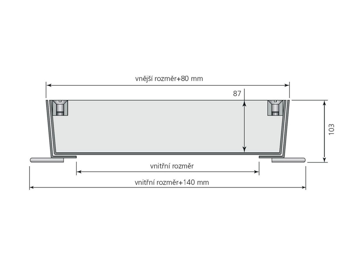 Poklop Elkington XP 250