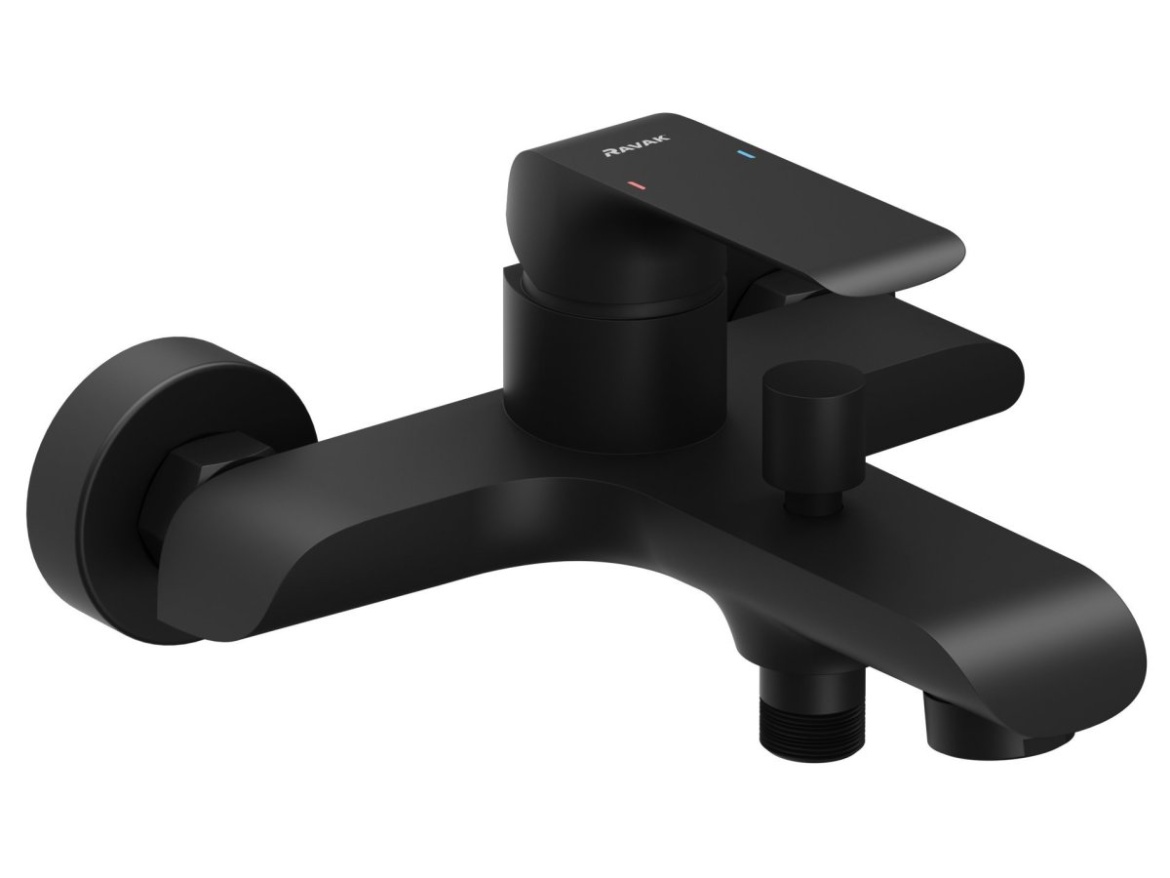 Ravak FL 022.00CR Vanová nástěnná baterie bez sprchového setu, chrom