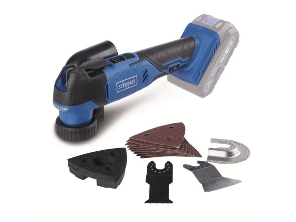 20 V IXES aku multifunkční nástroj (bez baterie a nabíječky) Scheppach C-MT40-X