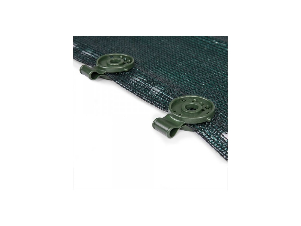 Bradas Upínací spona Bungee Cork pro stínící sítě - zelená 50 ks