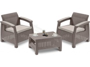 Keter Allibert Corfu Weekend 2+1 - cappuccino