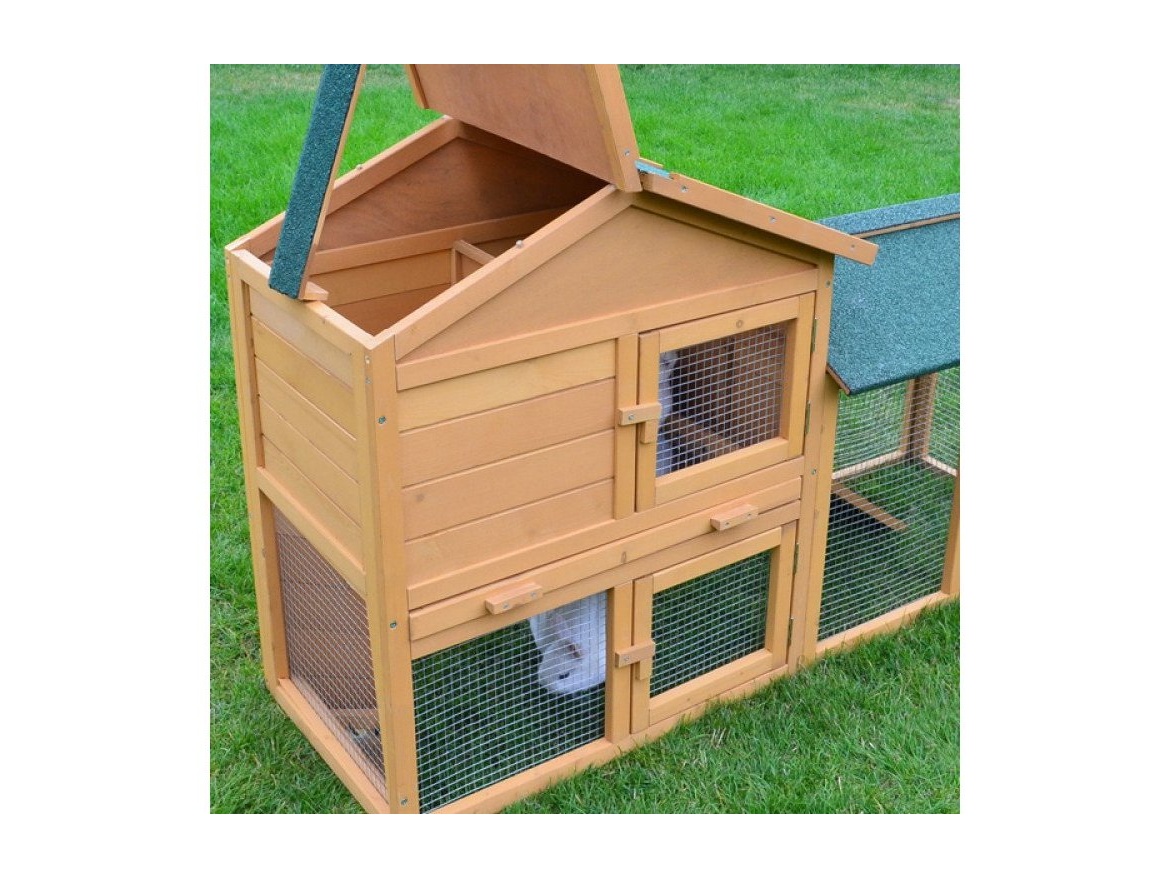 Scobax Dřevěná králíkárna BOSKOVICE, 1470x530x850 mm