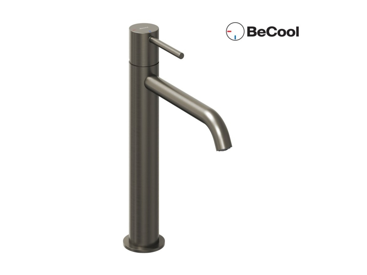 Ravak ES 014.21GB Umývadlová batéria BeCool 250 mm bez odtokovej armatúry, Graphite Brushed