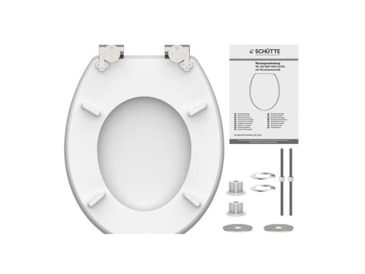 WC sedátka, záchodová prkna Schütte OASIS | MDF HG, Soft Close