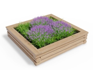 Dřevěné –  Česká Manufaktura Variogrow čtverec 27,5 cm, 130 x 130 cm, bez nopové fólie, bez dna