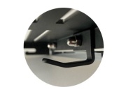 Ravak Polička Slim C, satin/chrom