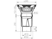 Vpusť Chuděj KVS 110/250