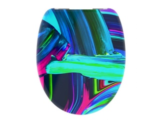 WC-k, bidék és piszoárok –  Schütte NEON PAINT | Duroplast, Soft Close