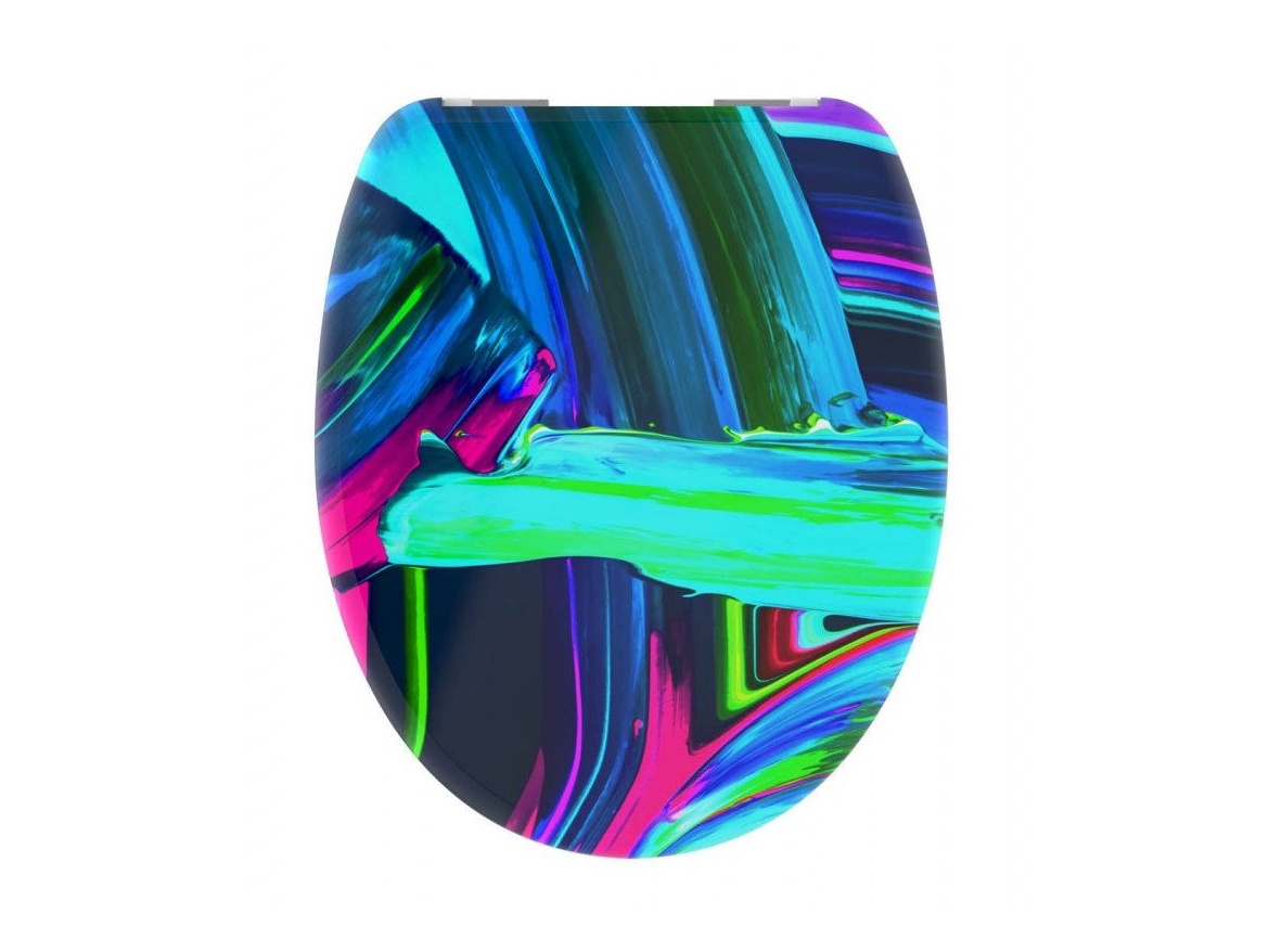 WC sedátka, záchodová prkna Schütte NEON PAINT | Duroplast, Soft Close