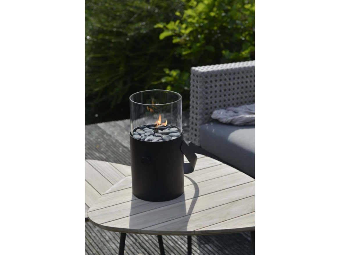 COSI Plynová lucerna - typ Cosiscoop Original - černá/kouřové sklo