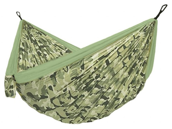 Sieť Hamaka Camping camo double PRO