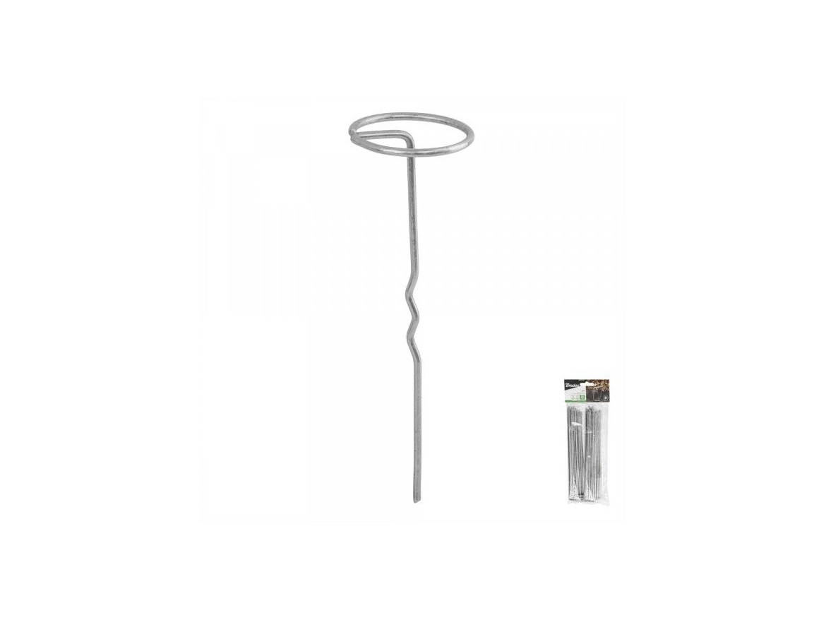 Bradas Kovový kolík k upevnění netkané textilie 6 cm / 20 cm - 10ks