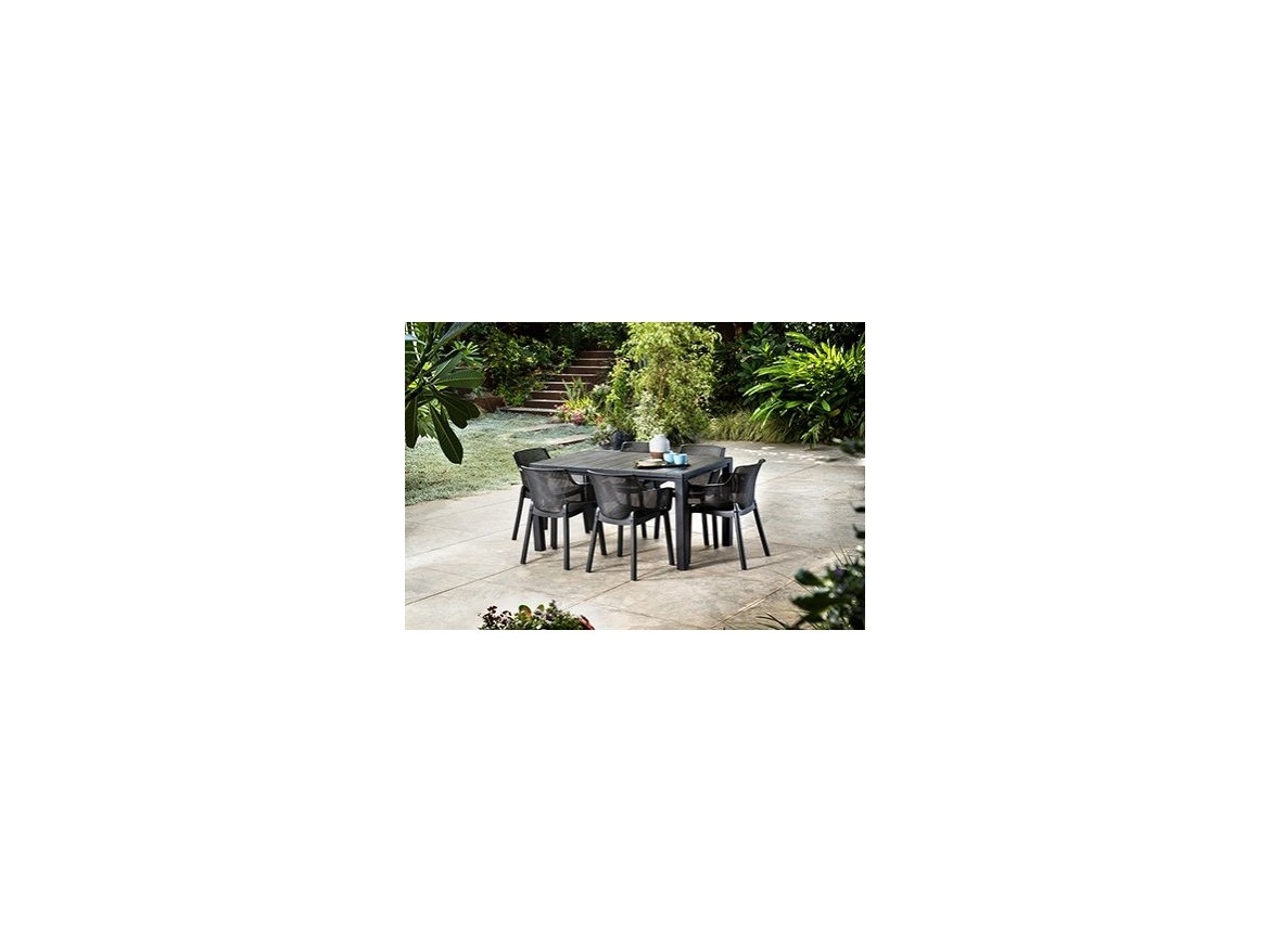 VespaGarden Zahradní židle Keter Elisa - 57,7 x 62,5 x 79 cm - grafit