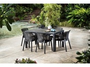 VespaGarden Zahradní židle Keter Elisa - 57,7 x 62,5 x 79 cm - grafit