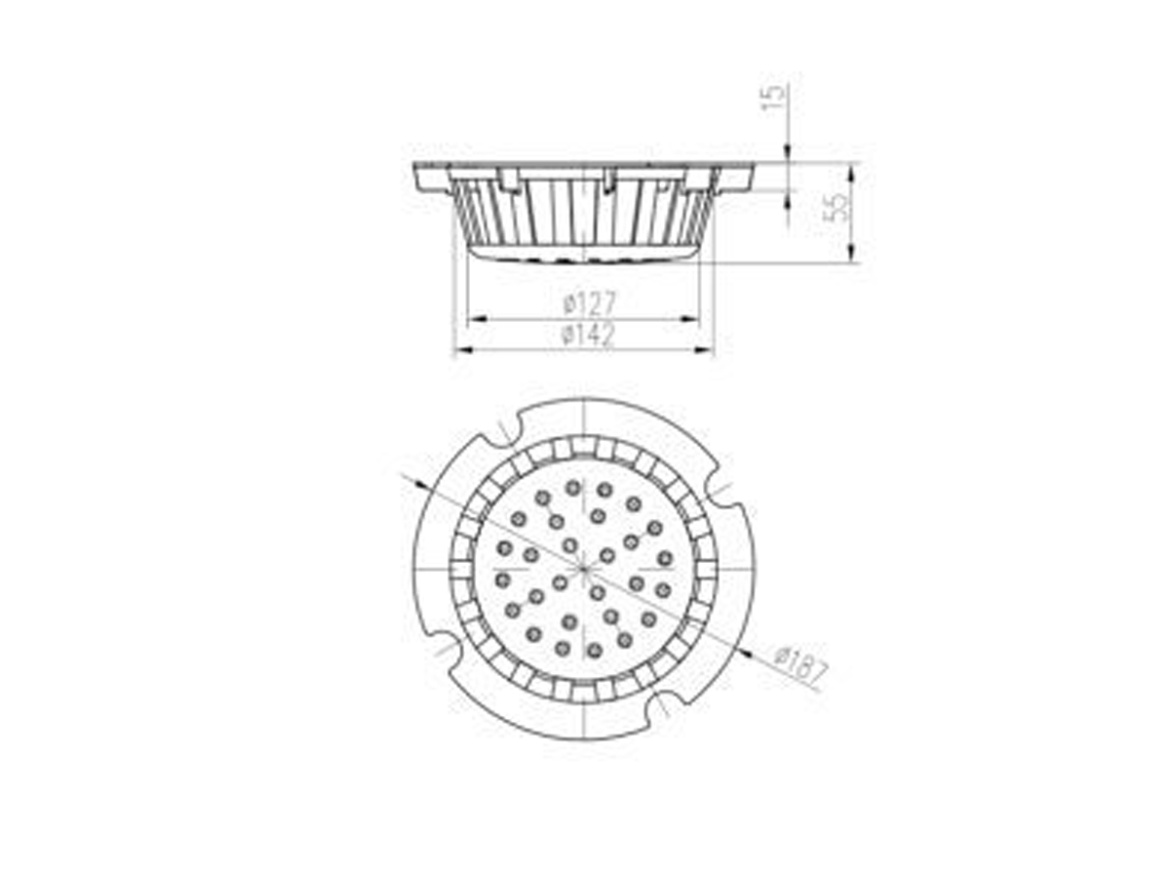 Vpusť Chuděj KVS 110/250
