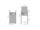 Scobax Komplet automatického otevírání a zavírání kurníku JOSTechnik HK-Bat 34x55 R