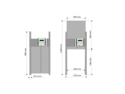 Scobax Komplet automatického otevírání a zavírání kurníku JOSTechnik HK-Bat 34x55 R