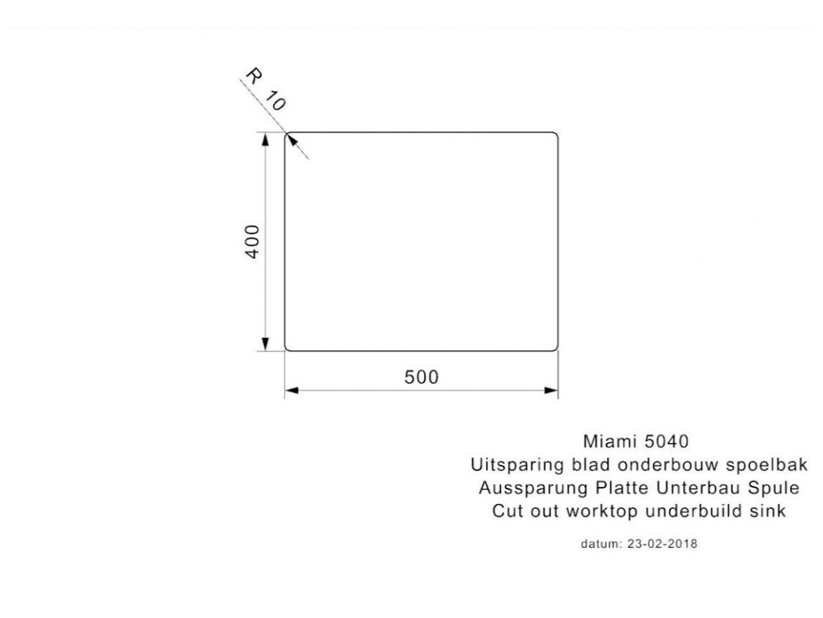 Kuchyňské dřezy Reginox SET Miami 500 Copper + baterie Cano + příslušenství