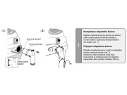 Příslušenství k drtičům EcoMaster Odpadní koleno závitové s přídavným vstupem - bílé