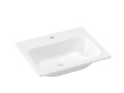 Ravak Umyvadlo Chrome Slim 80 keramické, s otvorem pro baterii, s přepadem, bílá