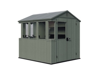 Zahradní domky –  Keter Zahradní domek Keter Darwin Potting Shed 2v1 - zelený