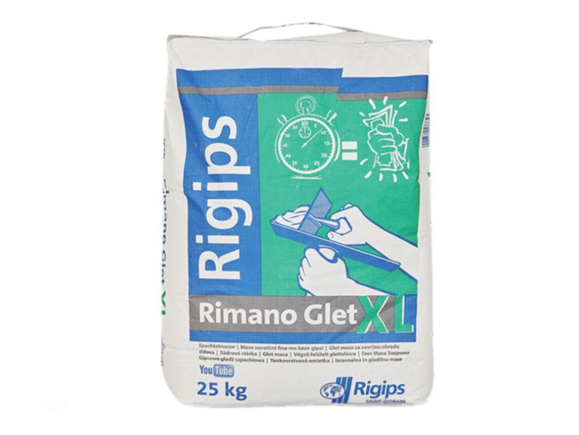Sádrová stěrka Rigips Rimano Glet XL