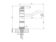 Kuchyňské baterie Luisina Chambord Clemence
