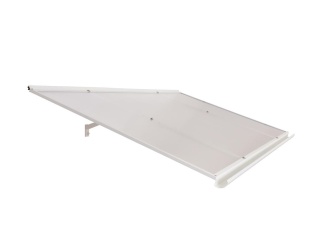 Vchodové stříšky Scobax –  Scobax Savespot Grade bílá / čirá, 160 x 90 cm