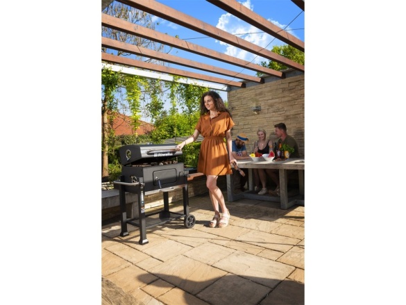 Gril na dřevěné uhlí  PRO Riwall PRO RCG 60