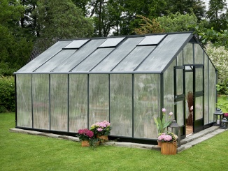 Gartner –  Juliana Gartner 4,4 m x 3,7 m, antracit, polykarbonát 10 mm