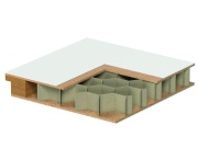 Interiérové dveře Porta Verte Basic 3/4 sklo