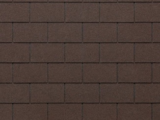 Asfaltové strešné šindle –  GT Uni Rectangular hnědá
