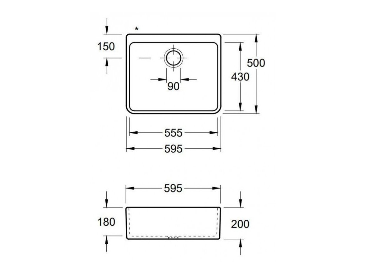 Kuchyňské dřezy Villeroy & Boch Farmhouse 595