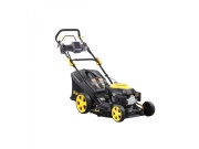 Multifunkční travní sekačka 4 v 1 s benzinovým motorem, pojezdem a elektrostartem Riwall PRO RPM 4735 E