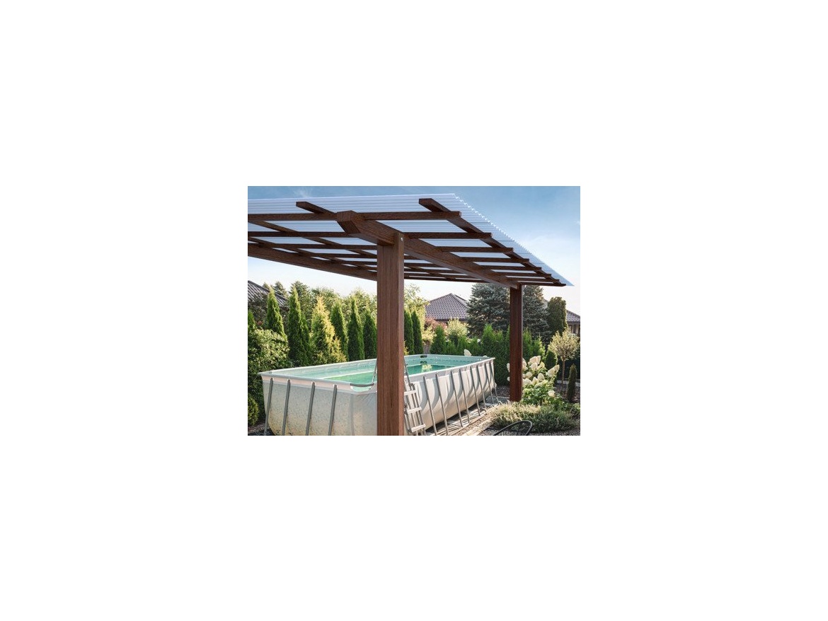 Polykarbonátová vlnitá deska  WBH STRONG - čirá Covernit Vlnitý polykarbonát WBH Strong čirý