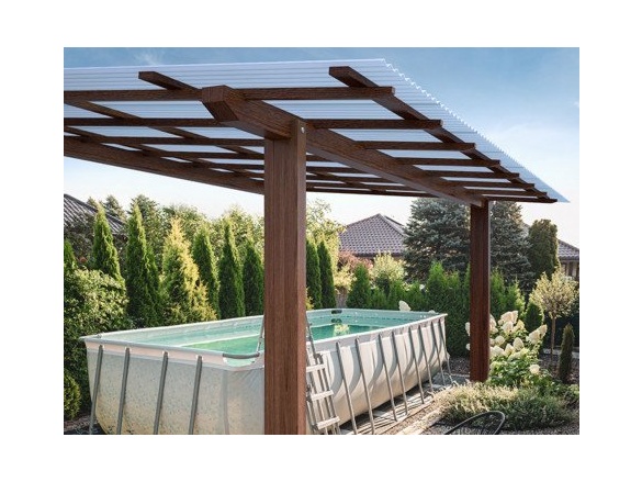 Polykarbonátová vlnitá deska  WBH STRONG - čirá Covernit Vlnitý polykarbonát WBH Strong čirý