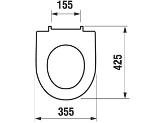 WC-k, bidék és piszoárok – JIKA WC sedátko s poklopem Lyra Plus, Soft-Close, bílé, Jika H8933853000001