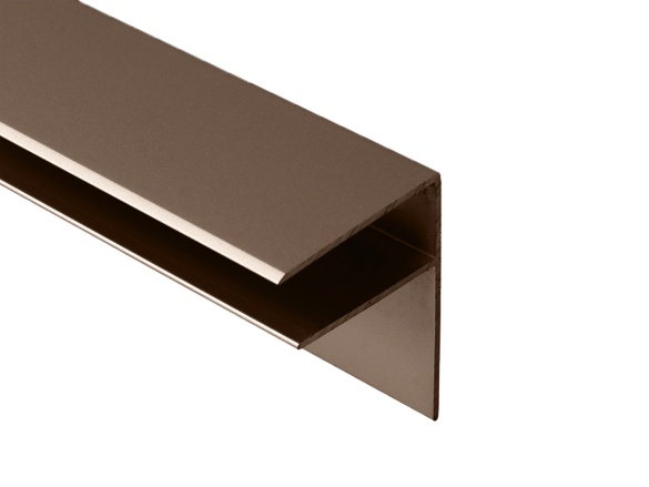 Ukončovacia lišta Covestro ALU-F elox 10 mm