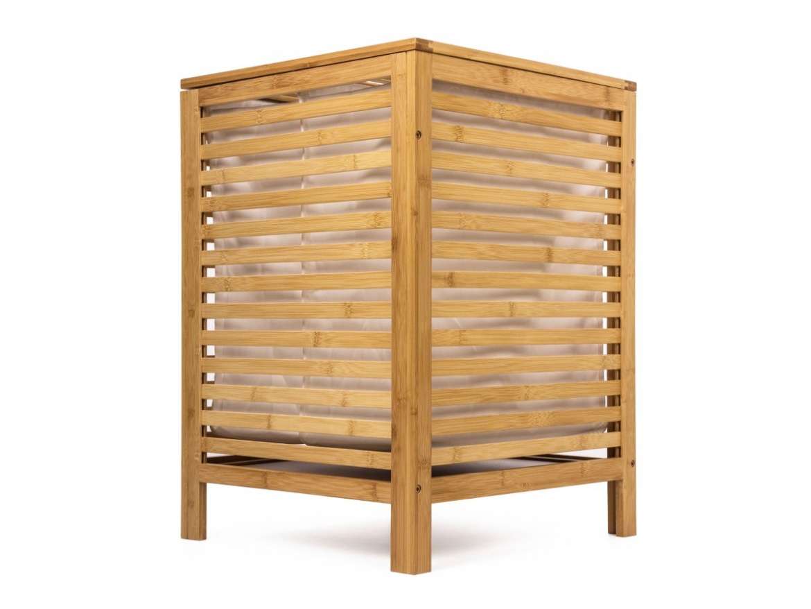 G21 Koš na prádlo  80 l, bambusový