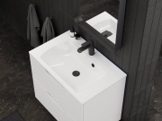 Ravak Umývadlo Classic Slim 80, s otvorom pre batériu, s prepadom