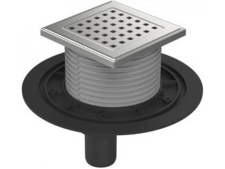 Technická sanita –  Chuděj PVSU 40 (univerzální) 125 x 125 mm, plast, Gate, K3, ne