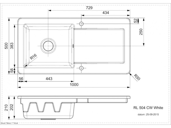 Kuchyňské dřezy Reginox Old Modena 1000.0