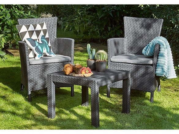 Keter Balkónový set Allibert Rosario - hnědá / krémová