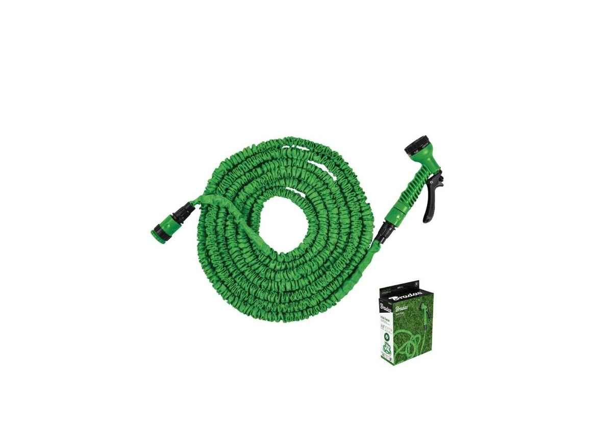 Bradas Komplet flexibilní zahradní hadice TRICK HOSE 5-15 m - zelená